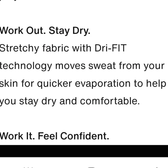 NWT Women's Nike One Mid-Rise Crop Leggings - Picture 8 of 8